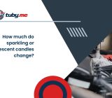 How much do sparkling or incandescent candles change?