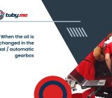 When the oil is changed in the manual / automatic gearbox