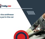 Where the antifreeze is put in the car